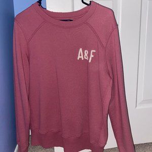 Abercrombie Fitch Womens Crew Sweatshirt Mauve